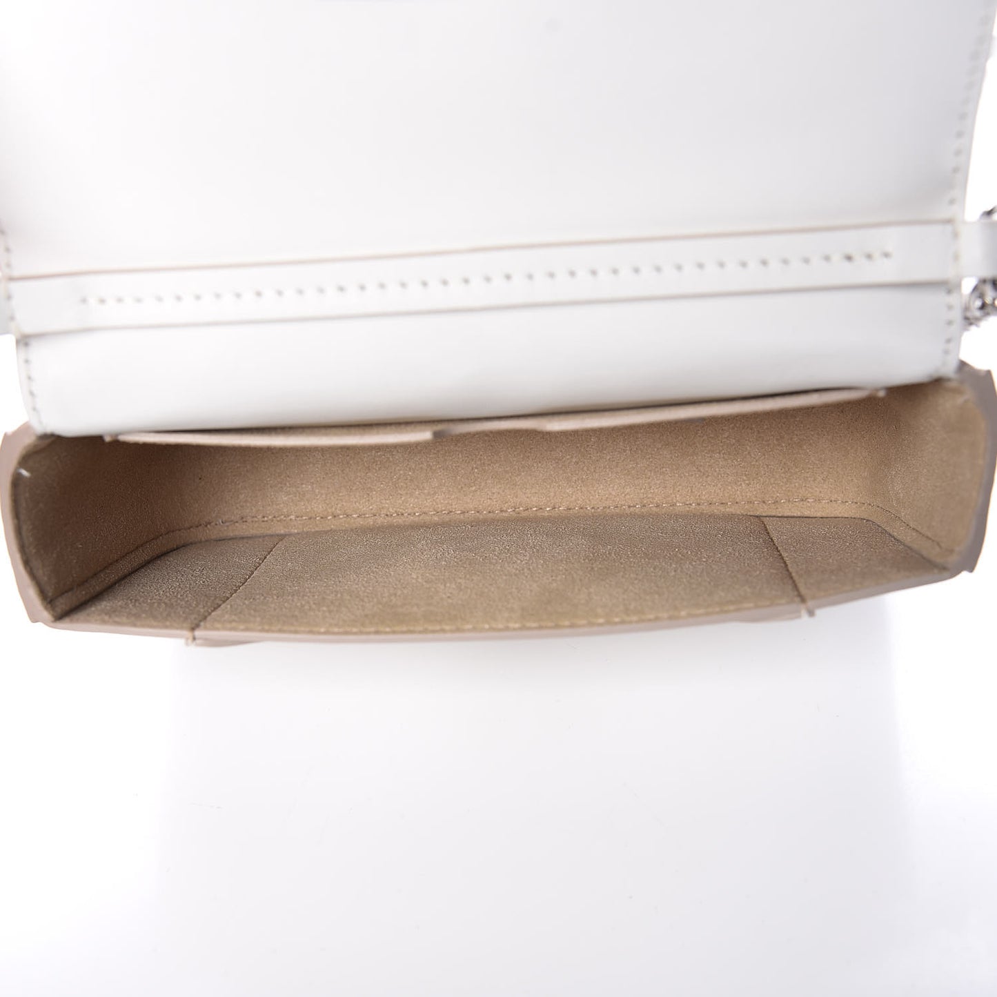 Goatskin Quilted GV3 Mini Pocket Convertible Bag White
