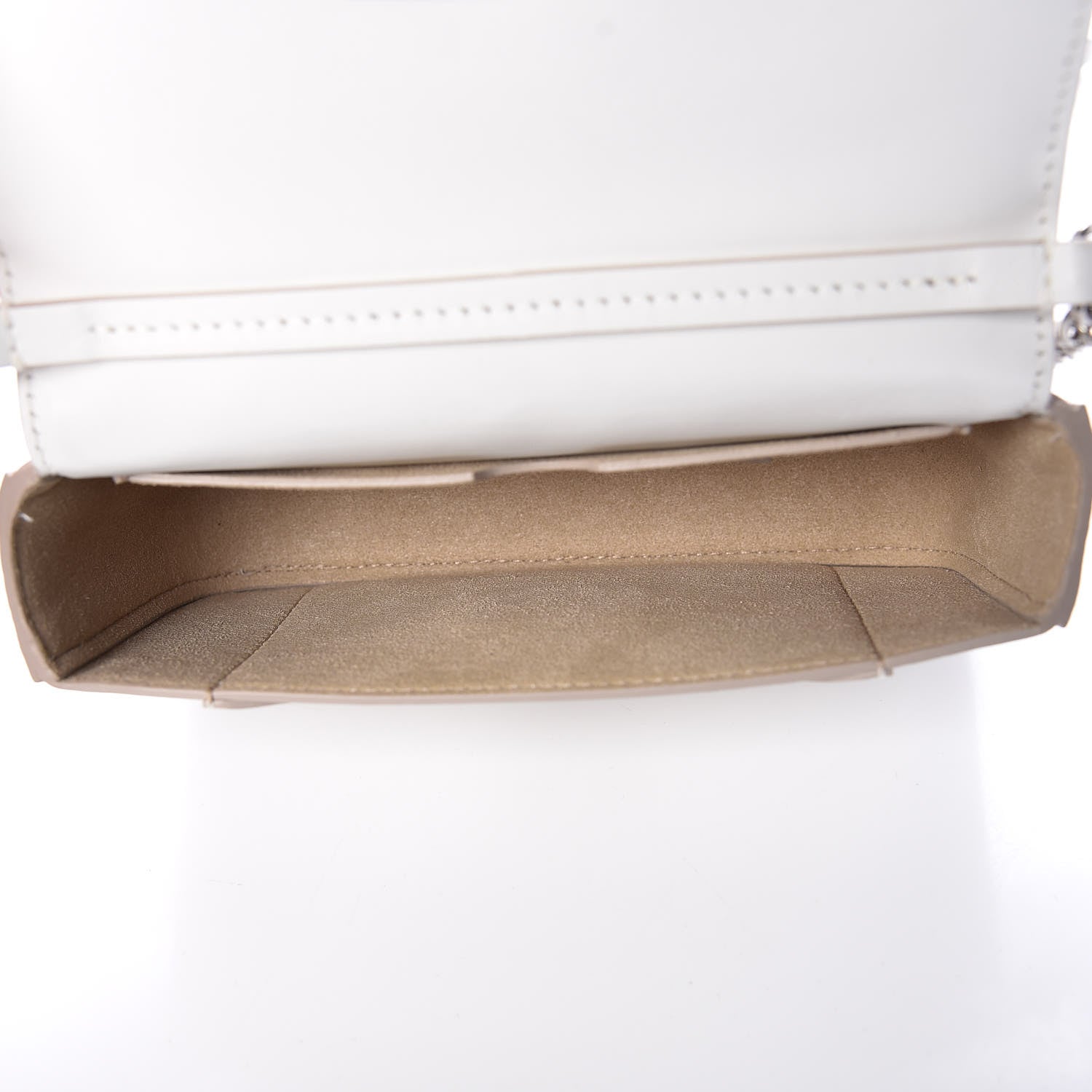Givenchy Goatskin Quilted GV3 Mini Pocket Convertible Bag White 5 of 9