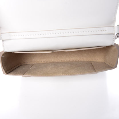 Givenchy Goatskin Quilted GV3 Mini Pocket Convertible Bag White 5 of 9