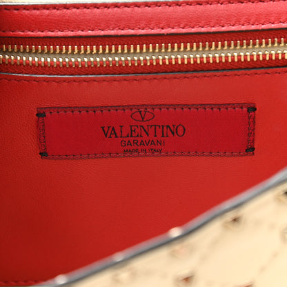 Valentino Garavani Nappa Rockstud Spike Wallet on Chain Light Ivory 7 of 12