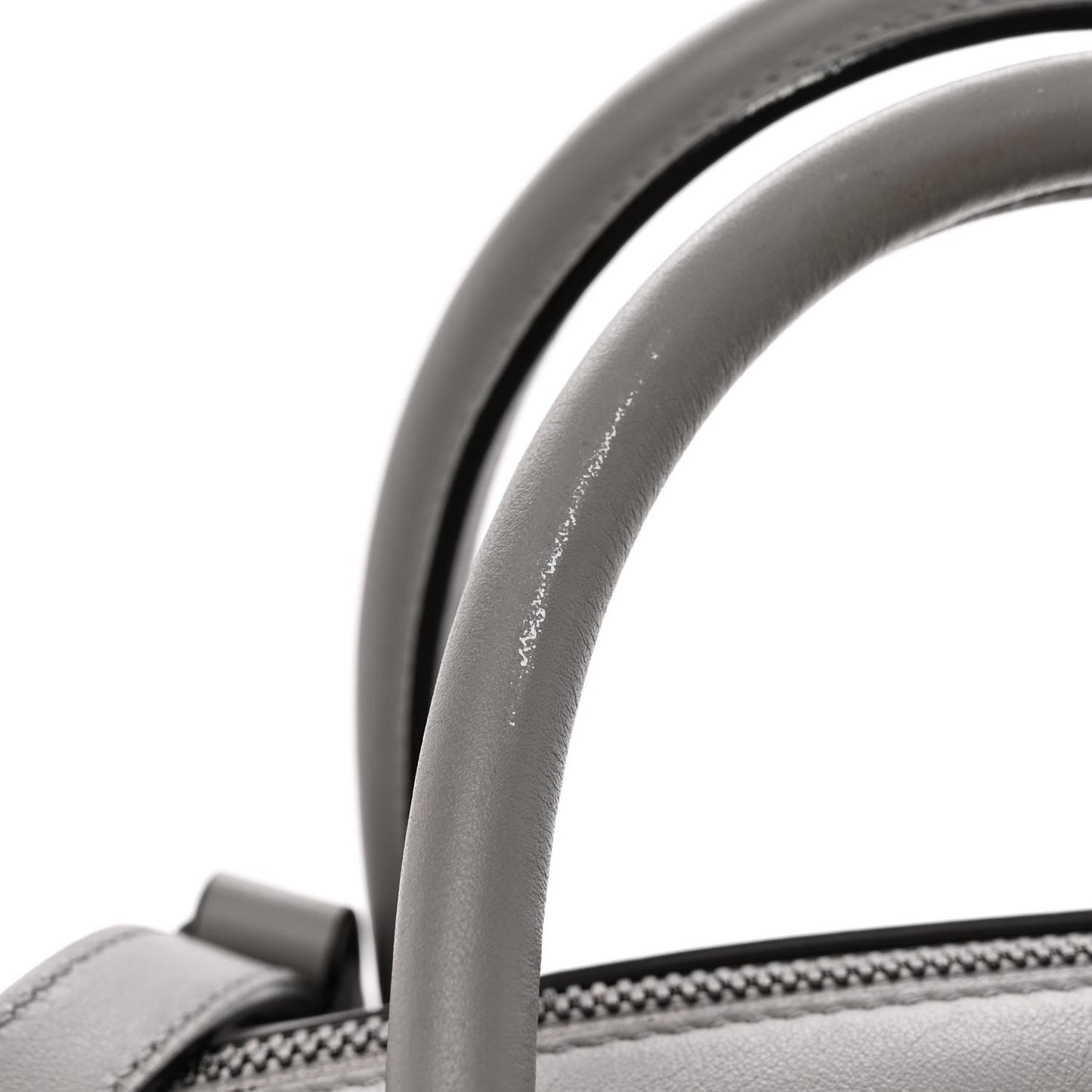 Calfskin Small Soft Antigona Pearl Grey