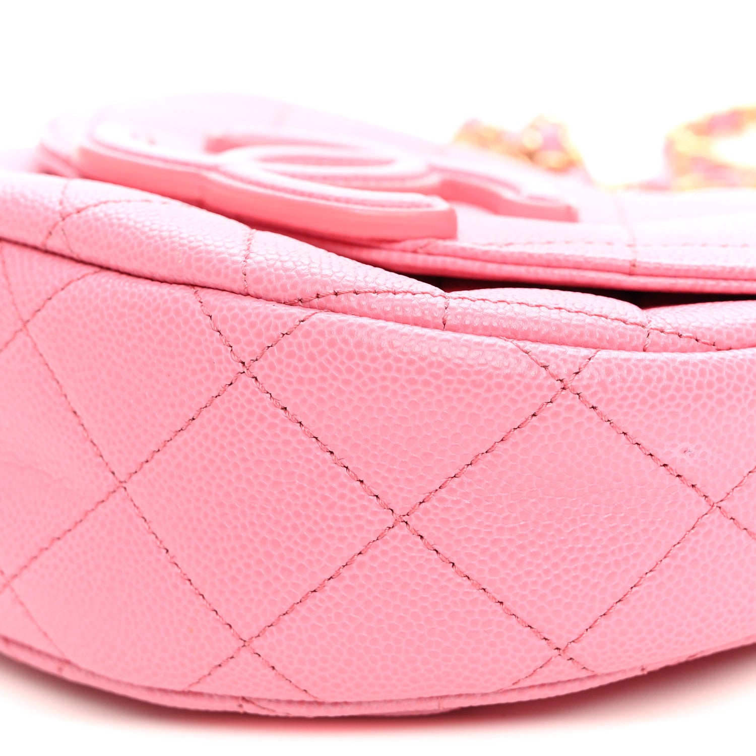 Chanel Caviar Quilted Mini Messenger Flap Light Pink 8 of 10