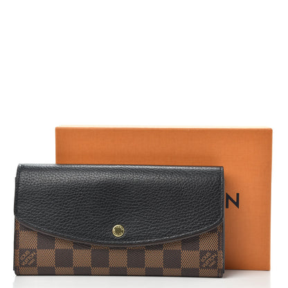 Louis Vuitton Damier Ebene Normandy Wallet Black 7 of 7