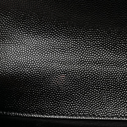 Saint Laurent Grain De Poudre Monogram Cassandre Clutch Black 8 of 10
