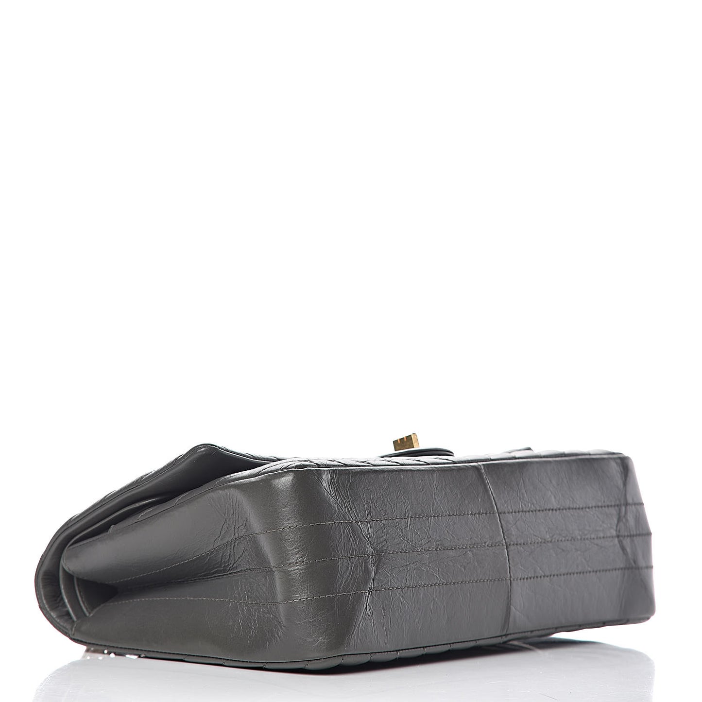 Aged Calfskin Chevron Quilted 2.55 Reissue 226 Dark Grey