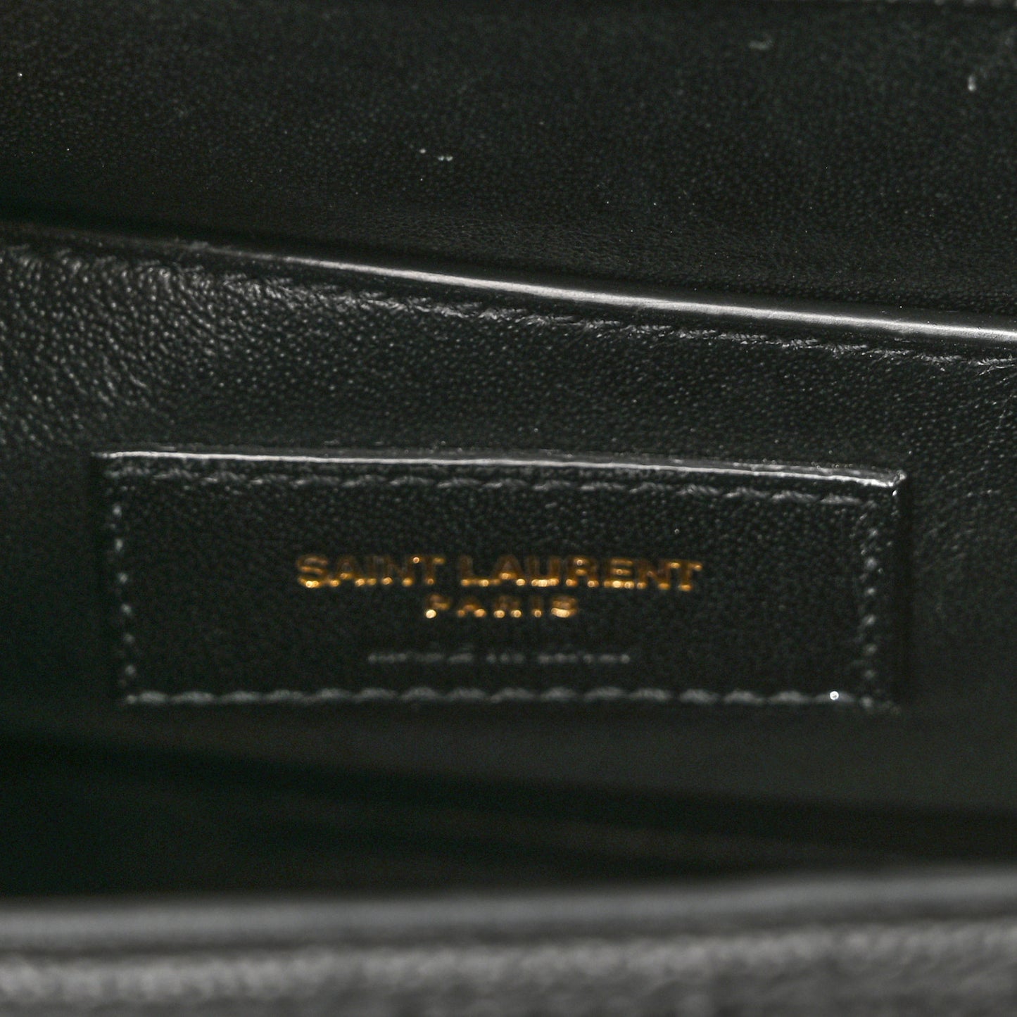 Grain De Poudre Matelasse Monogram Medium Vicky Chain Bag Black