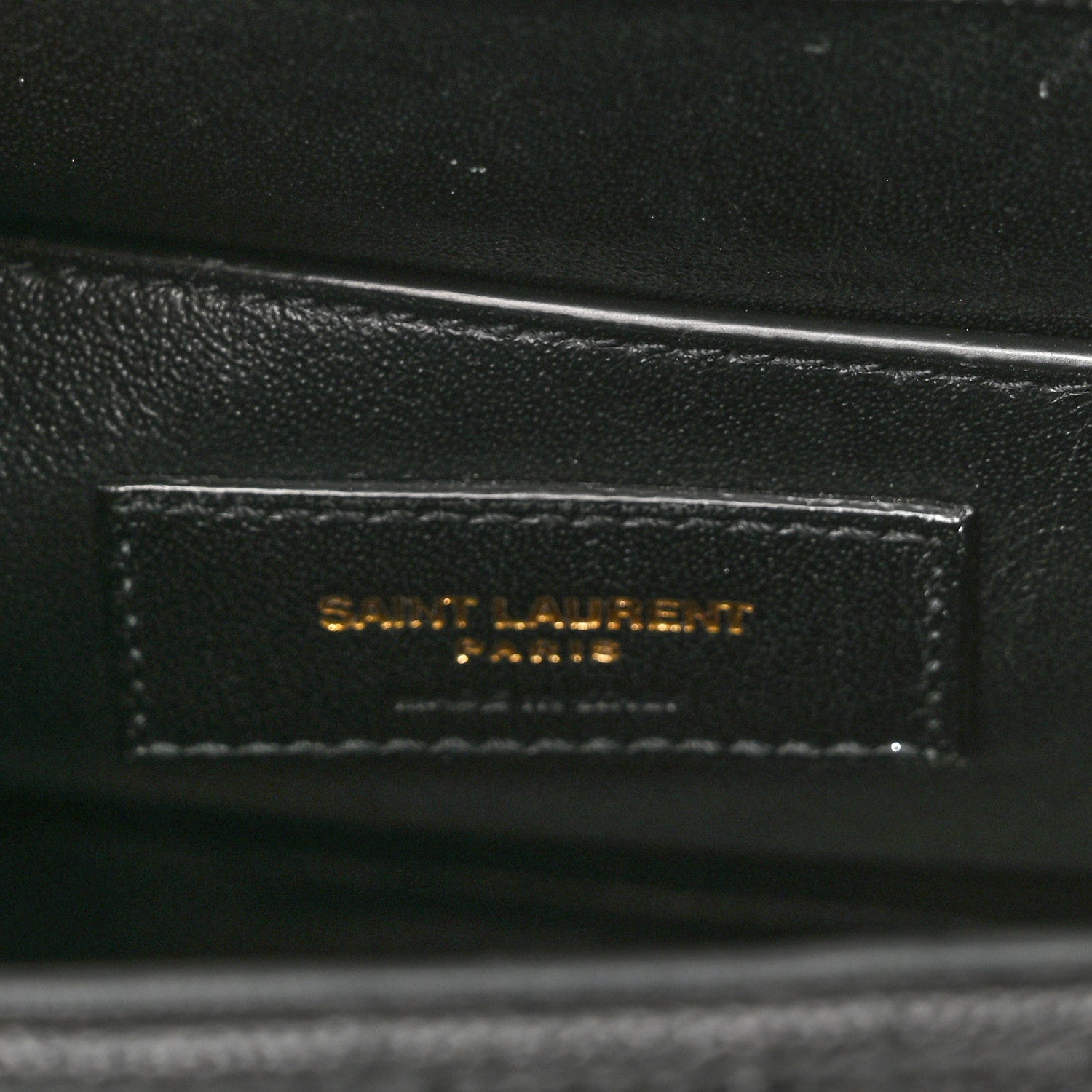 Saint Laurent Grain De Poudre Matelasse Monogram Medium Vicky Chain Bag Black 7 of 11