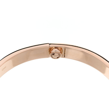 Cartier 18K Pink Gold 4 Diamond LOVE Bracelet 17 7 of 7