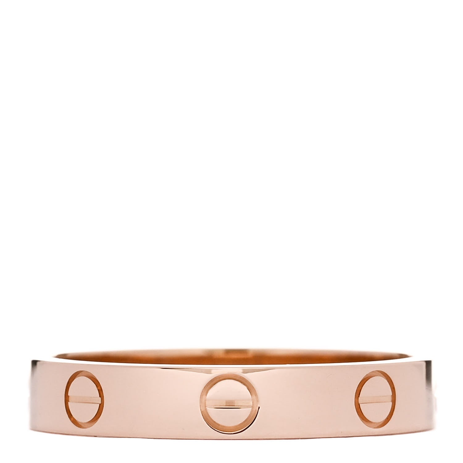 Cartier 18K Pink Gold 3.5mm LOVE Wedding Band Ring 58 8.5 3 of 4