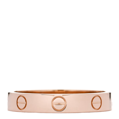 Cartier 18K Pink Gold 3.5mm LOVE Wedding Band Ring 58 8.5 3 of 4