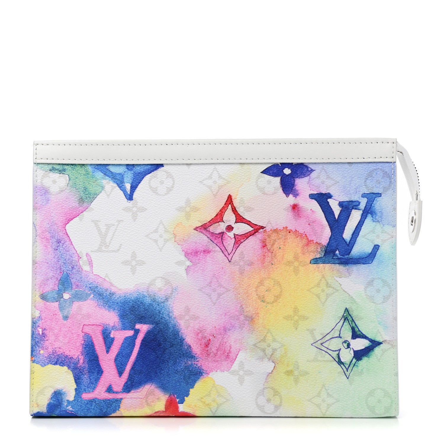 Louis Vuitton Monogram Watercolor Pochette Voyage MM Multicolor 1 of 8