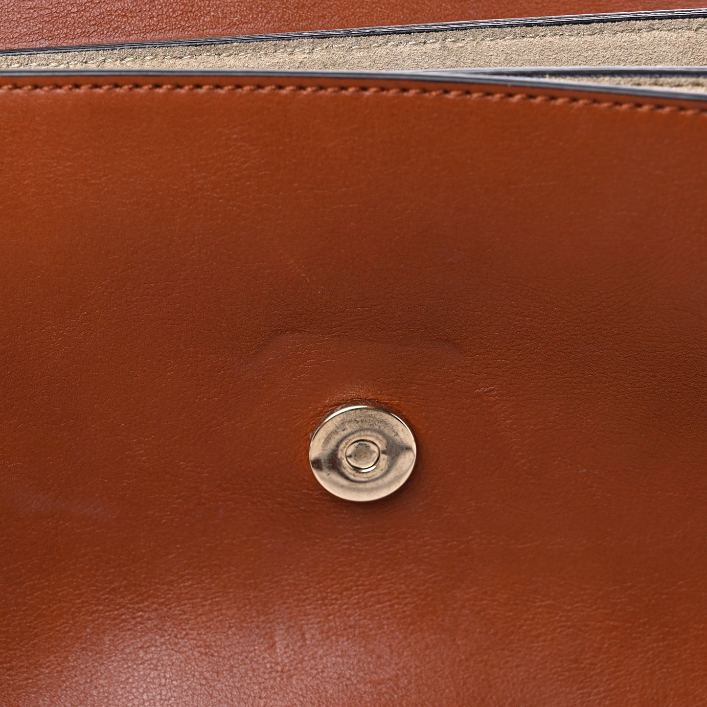 Suede Calfskin Medium Faye Shoulder Bag Tobacco