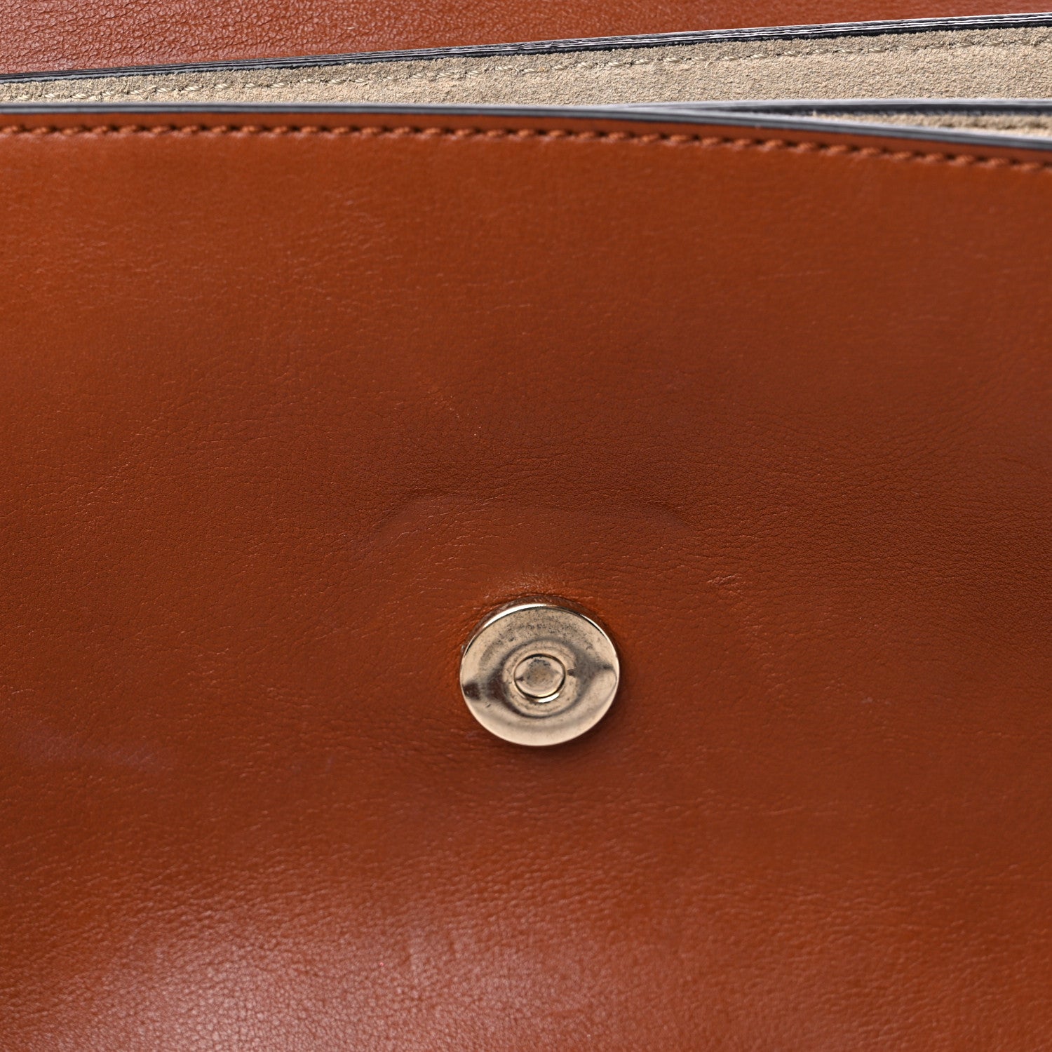Chloe Suede Calfskin Medium Faye Shoulder Bag Tobacco 11 of 19