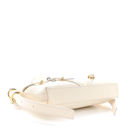 Givenchy Tumbled Calfskin Mini Voyou Boyfriend Party Bag White 4 of 10