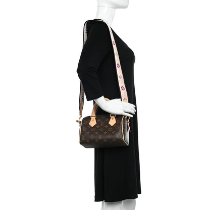 Louis Vuitton Monogram Speedy Bandouliere 20 Black 2 of 9