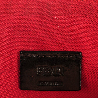 Fendi Vitello Elite Monster Eyes Pouch Black Yellow 6 of 9