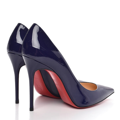 Christian Louboutin Patent So Kate 100 Pumps 36.5 China Blue 4 of 7