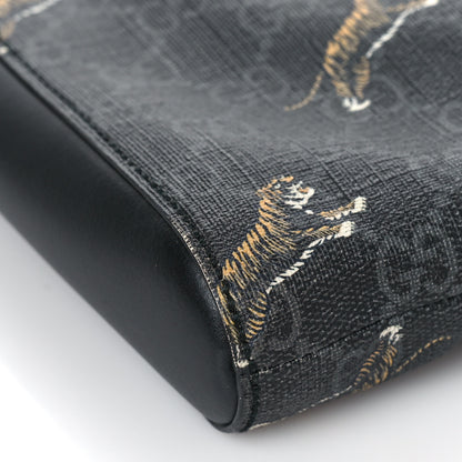 Gucci GG Supreme Monogram Tigers Web Messenger Bag Black Multicolor 8 of 9