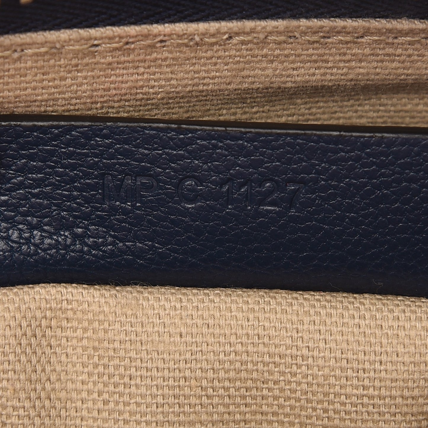 Sugar Goatskin Mini Antigona Night Blue