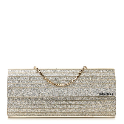 Jimmy Choo Acrylic Glitter Sweetie Clutch Champagne 1 of 8