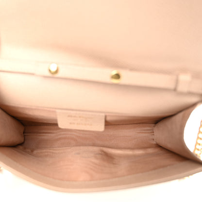 Salvatore Ferragamo Hammered Calfskin Vara Bow Minibag Beige 5 of 10