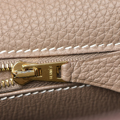 Hermes Togo Kelly Retourne 28 Etoupe 27 of 30