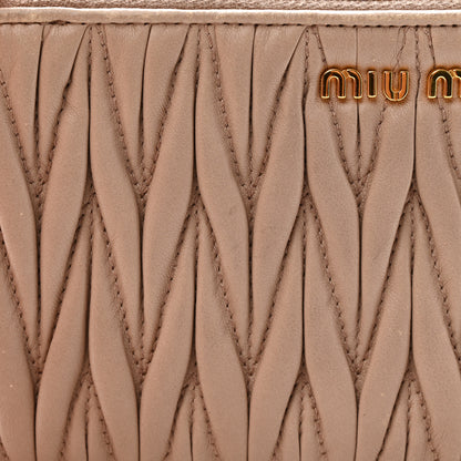Miu Miu Nappa Matelasse Wristlet Cammeo 16 of 18