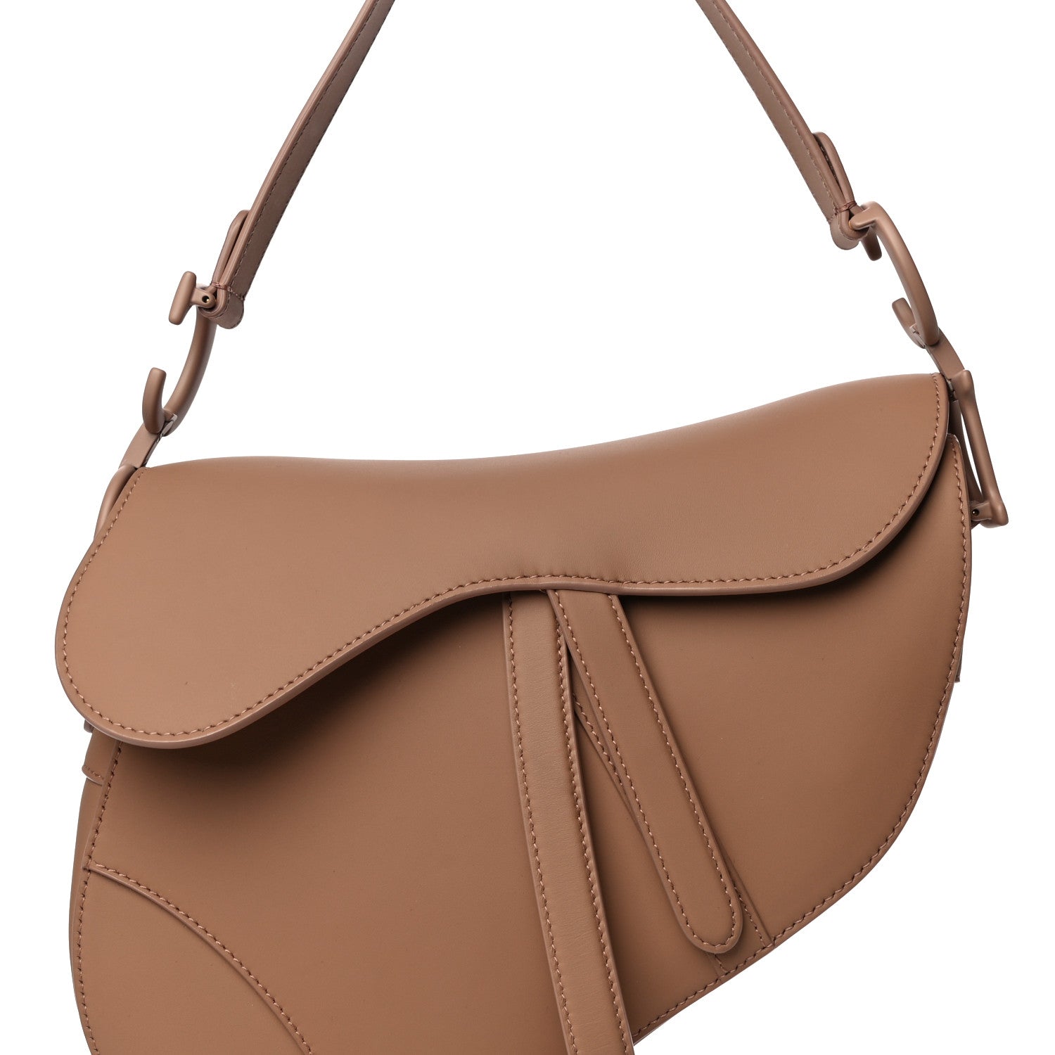 Christian Dior Ultra Matte Calfskin Saddle Bag Blush 8 of 12