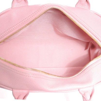 Chanel Caviar Quilted Small Bowler Pink 5 of 7