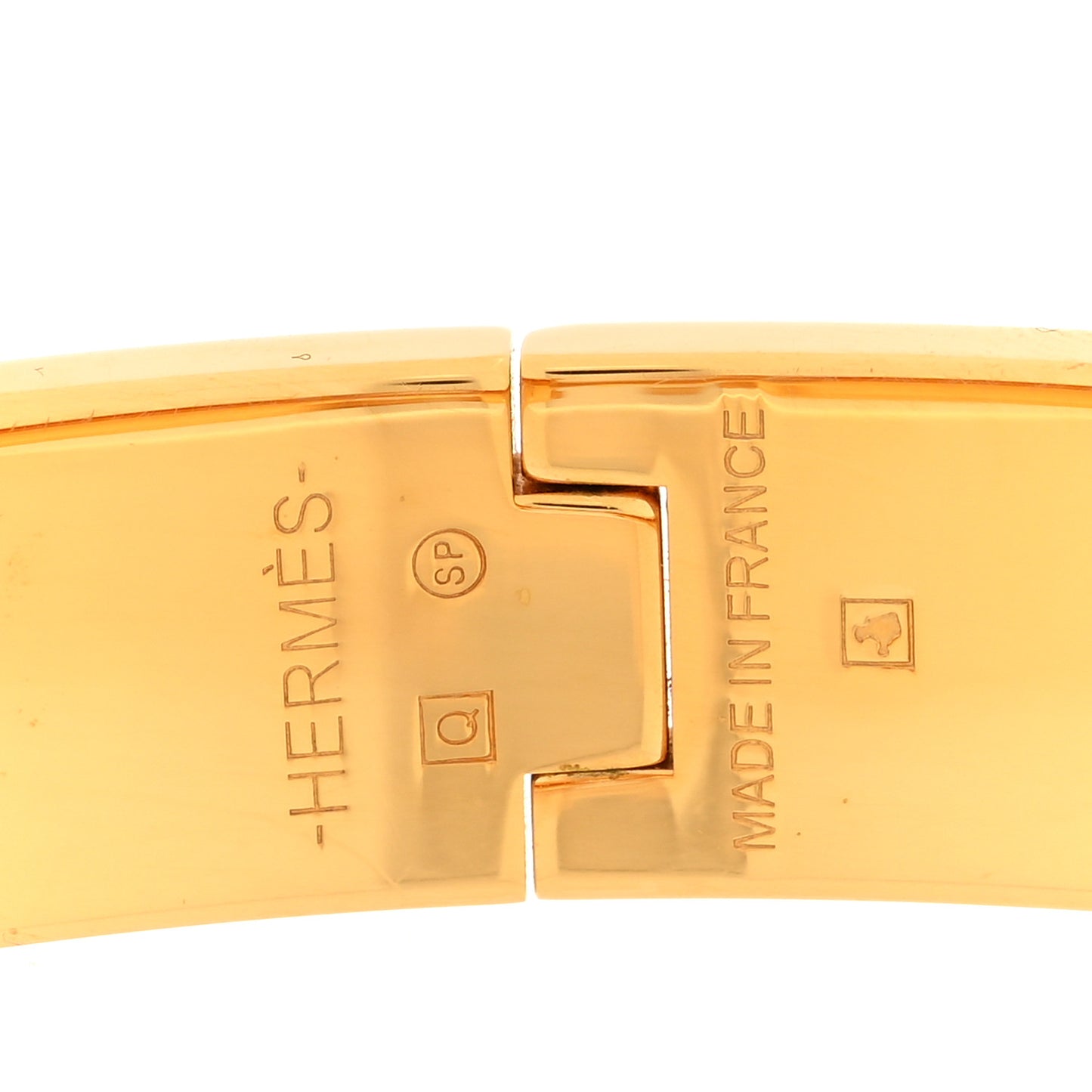 Enamel Narrow Clic Clac H Bracelet PM Orange