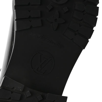 Louis Vuitton Rubber Embossed Monogram Splash Rain Short Boots 39 Black 7 of 7