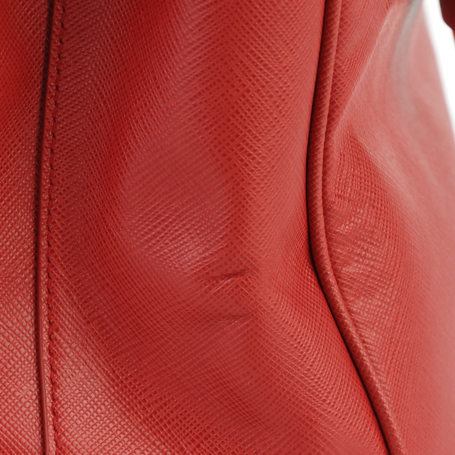 Prada Saffiano Large Galleria Double Zip Tote Fuoco 10 of 10