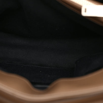 Saint Laurent Calfskin Y Quilted Monogram Medium Loulou Chain Satchel Desert Storm 6 of 12