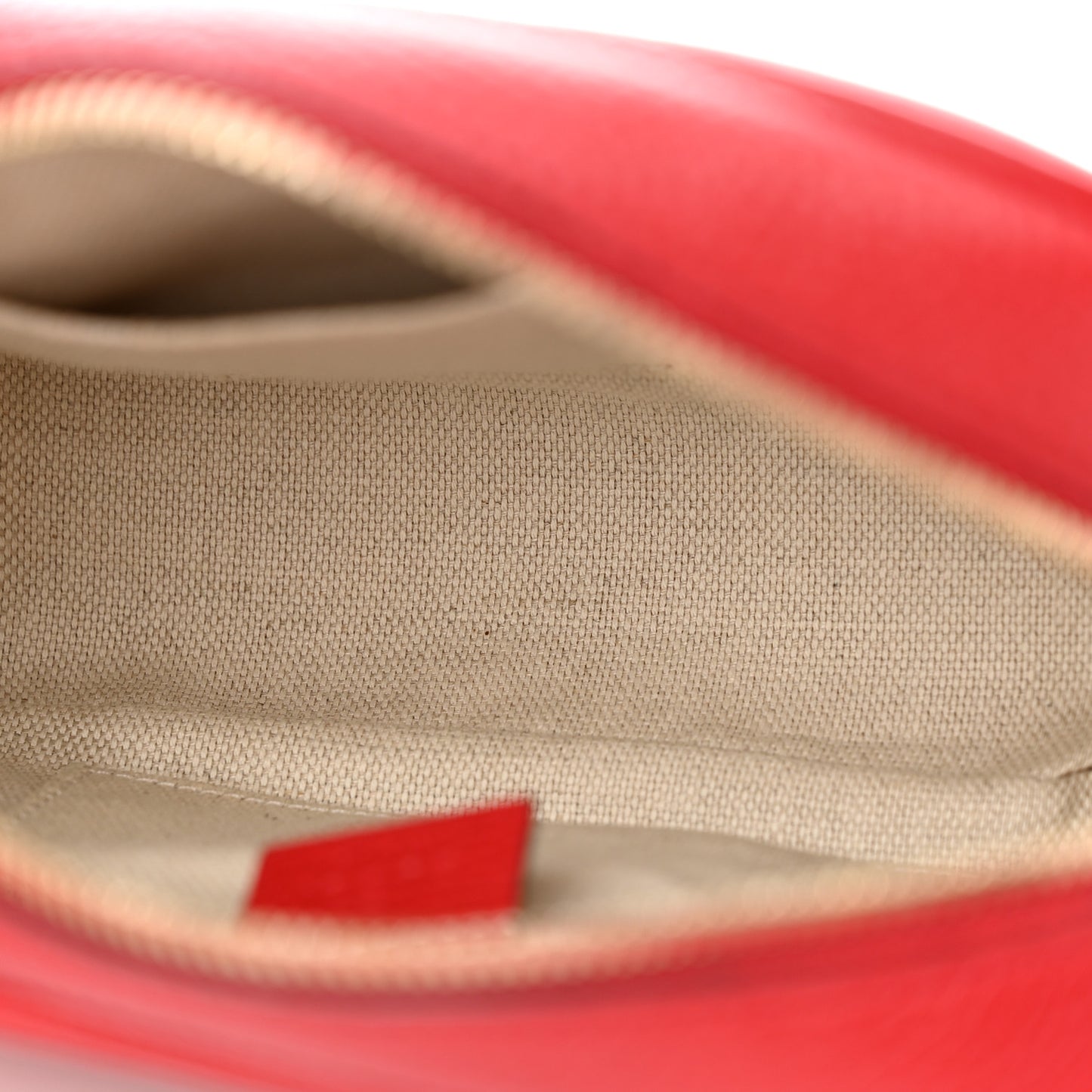 Pebbled Calfskin Small Soho Disco Bag Tabasco Red