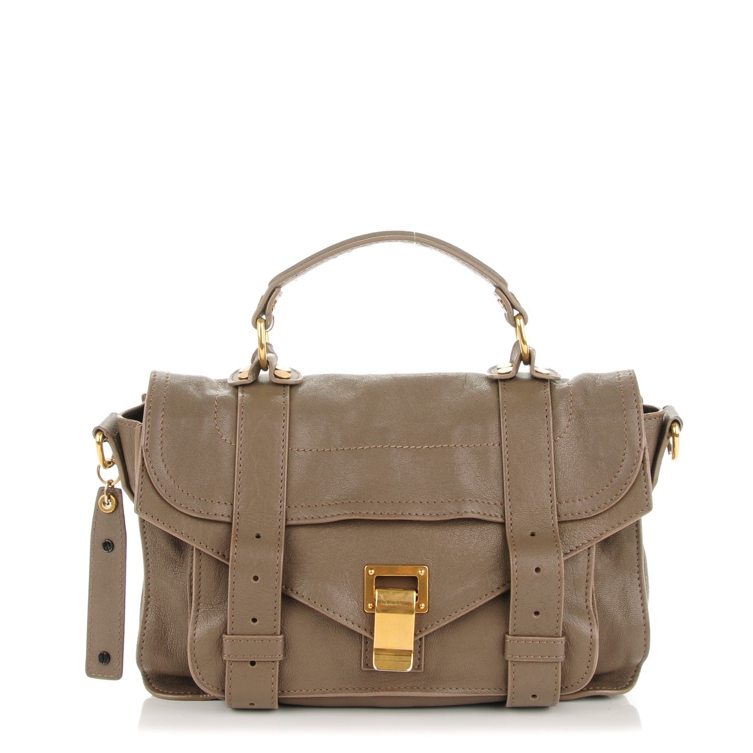 Proenza Schouler Lambskin Tiny PS1 Satchel Smoke 1 of 7