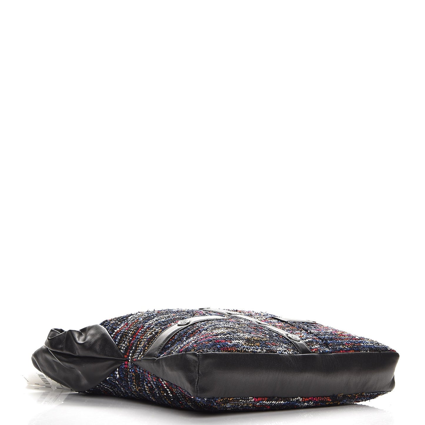 Tweed Lambskin Large Girl Bag Multicolor Black