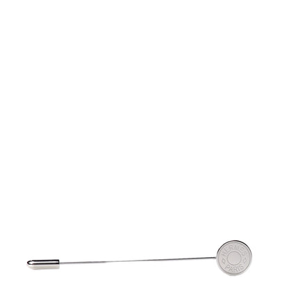 Hermes Palladium Clou De Selle Hat Pin 1 of 3