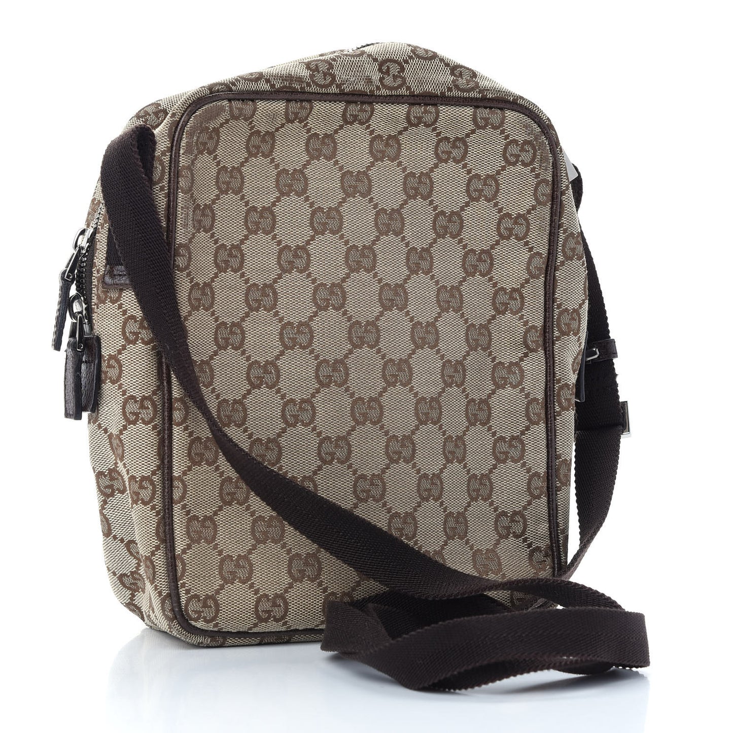 Monogram GG Small Flight Crossbody Bag Brown