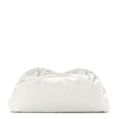 Mansur Gavriel Lambskin Cloud Clutch White 1 of 8