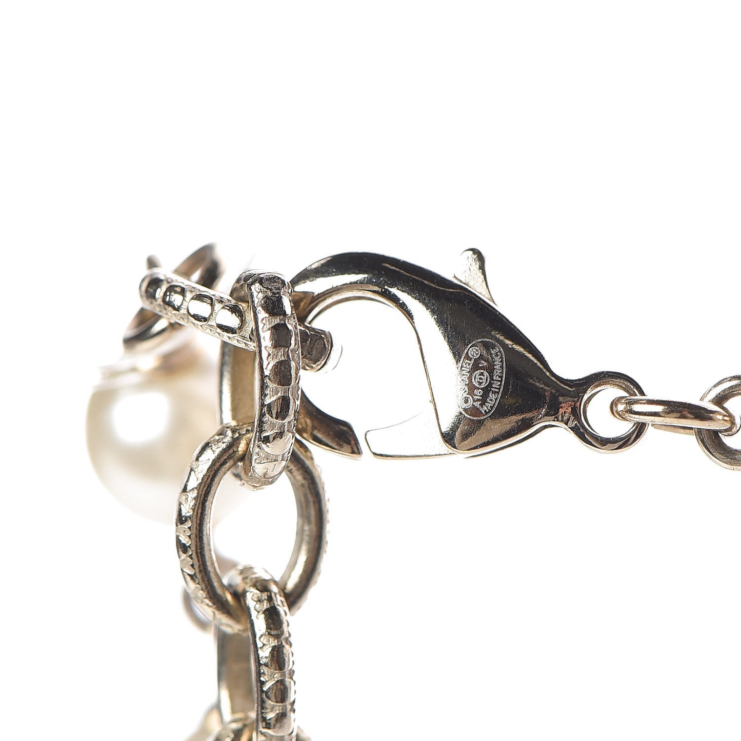 Pearl CC Short Necklace Gold