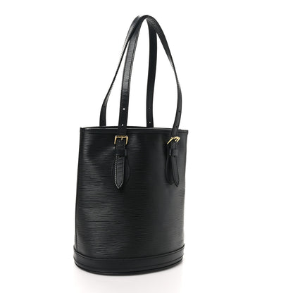 Louis Vuitton Epi Petit Bucket 23 Black 3 of 10