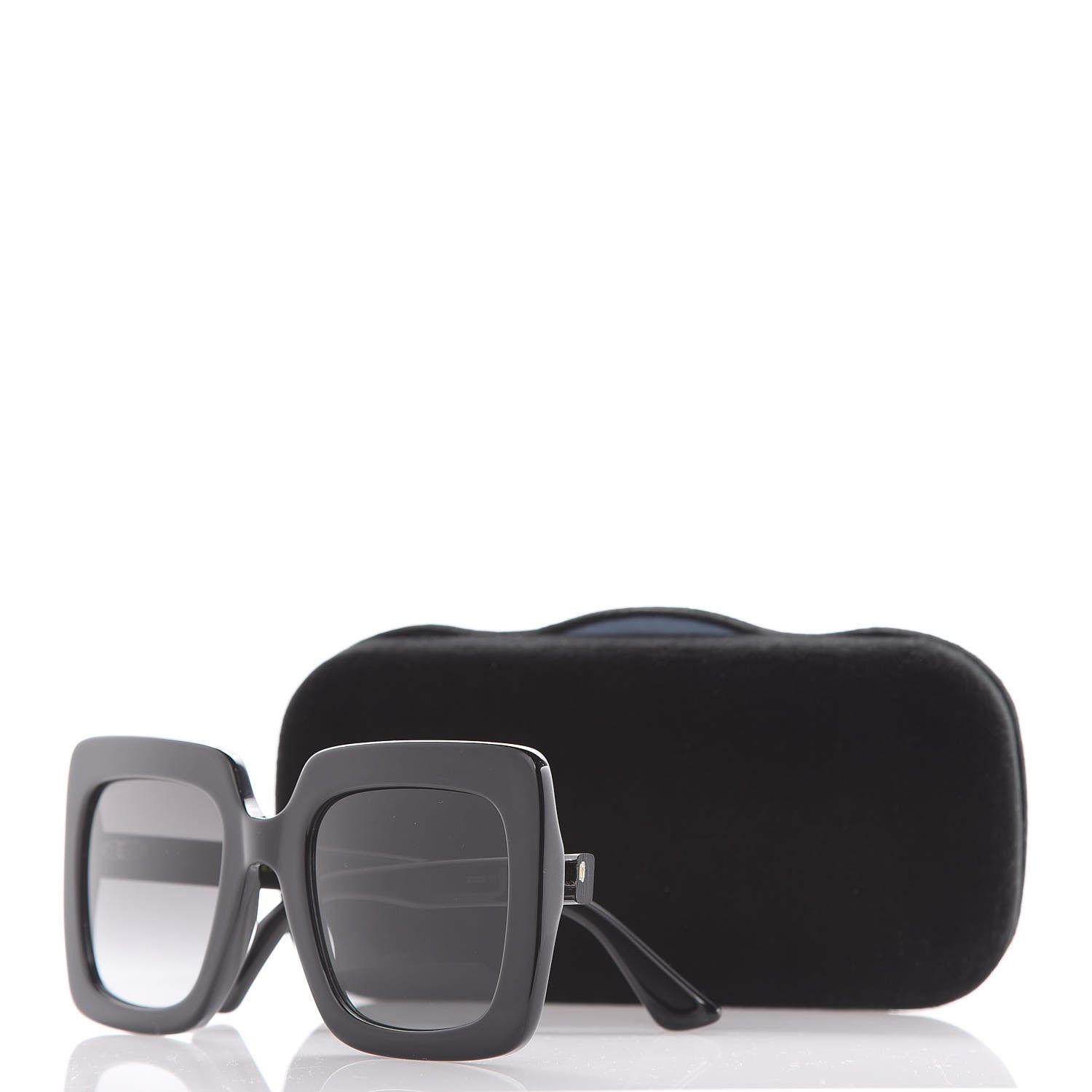 Gucci Acetate Oversize Sunglasses GG0328S Black 8 of 8