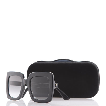Gucci Acetate Oversize Sunglasses GG0328S Black 8 of 8