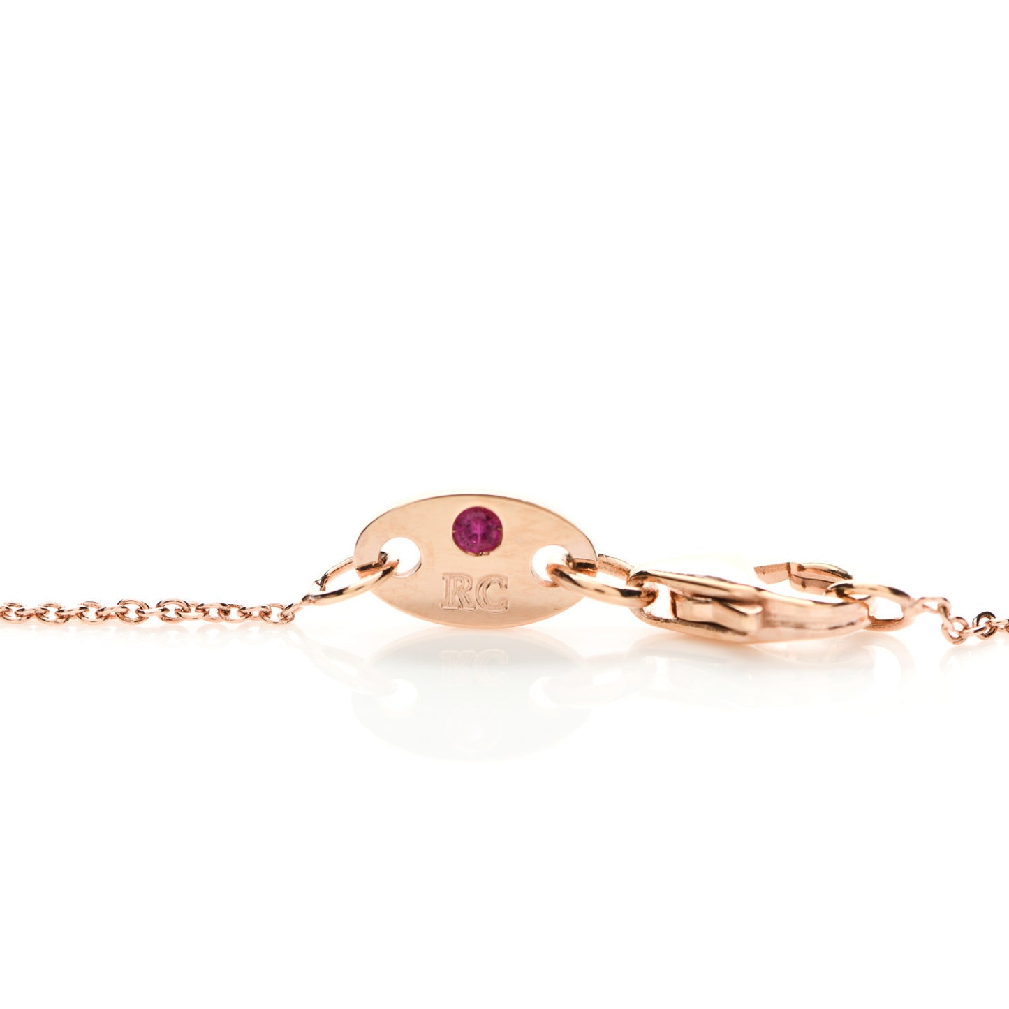 18K Yellow Gold Diamond Three Diamond Drop Station Necklace