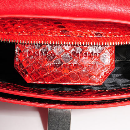 Proenza Schouler Python PS1 Pochette Poppy 7 of 9