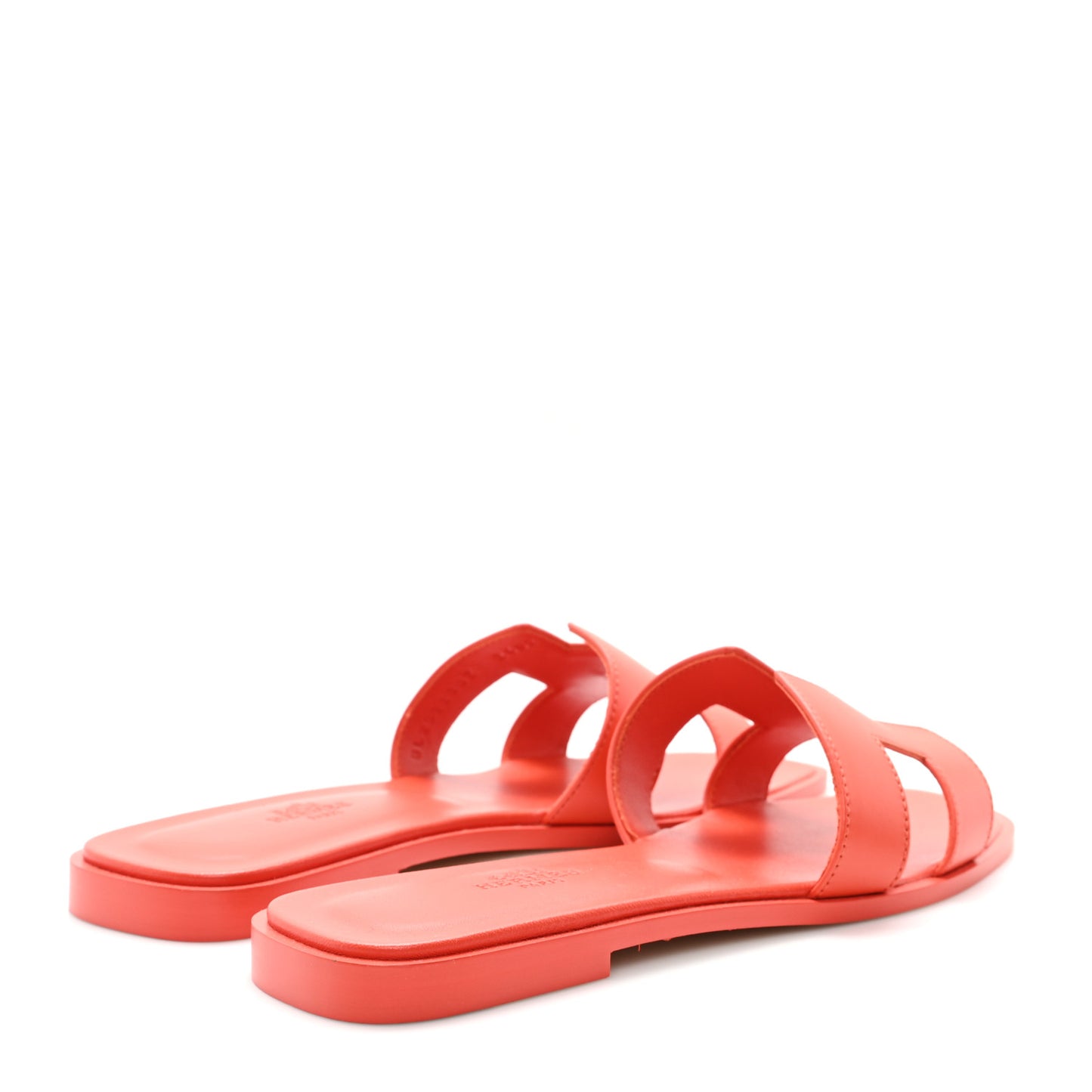 Box Calfskin Oran Sandals 38.5 Rouge Jaipur