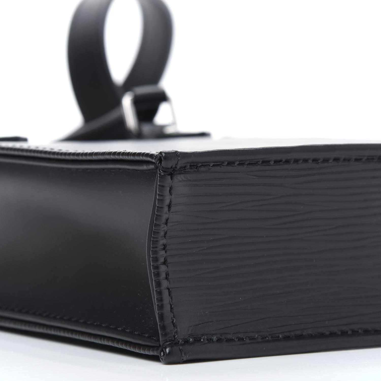 Louis Vuitton Epi Petit Sac Plat Black 7 of 10