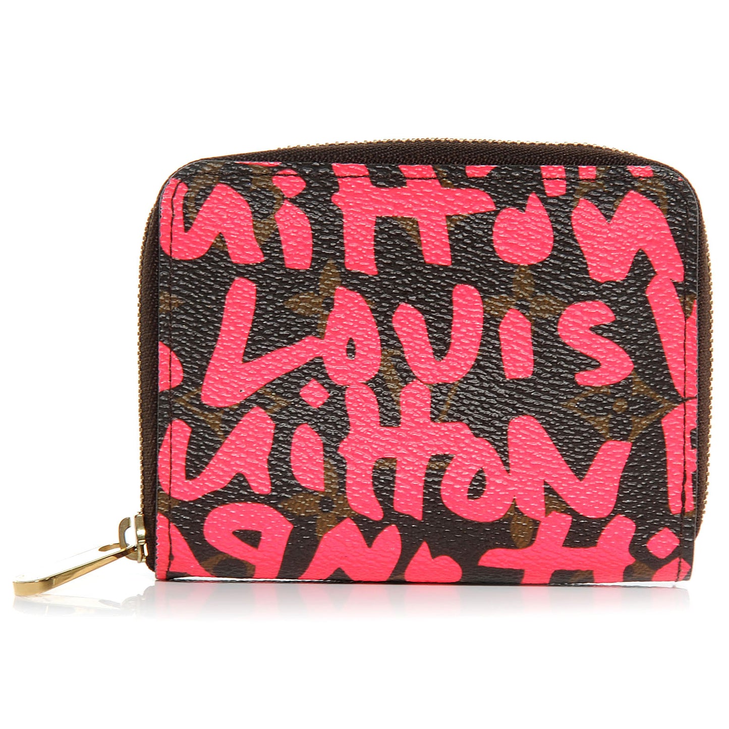 Monogram Graffiti Zippy Coin Purse Fuchsia