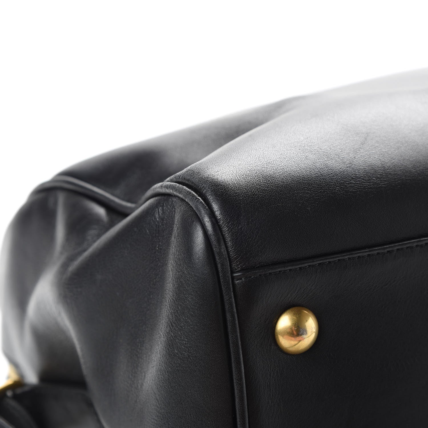 Saint Laurent Calfskin Classic Duffle 6 Black 13 of 19