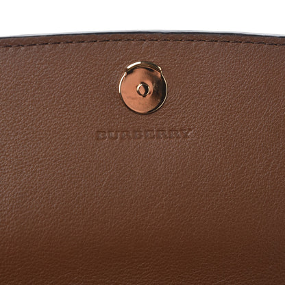 Burberry Derby Calfskin House Check Henley Wallet On Chain Tan 7 of 8